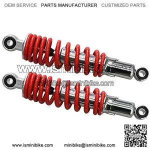 Pair 290mm 11 7/16" Rear Shock Absorber Suspension Sensa-Trac Load 700LBS for Quad ATV Go Kart Buggy