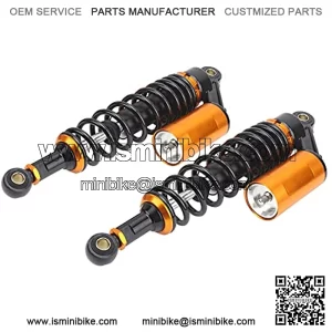 340mm/ 13.39in Springs Damper, Aluminum Alloy Front Rear Suspension Damper with Air Pocket for Motorcycles/Off-Road Vehicles/ATVs