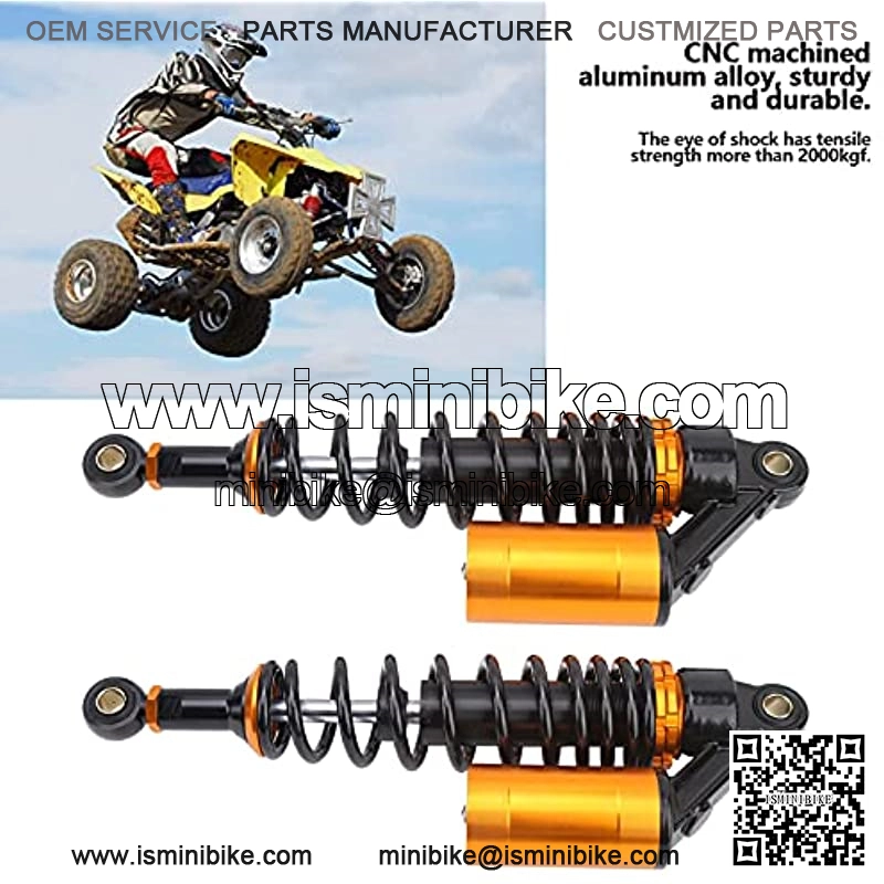 340mm/ 13.39in Springs Damper, Aluminum Alloy Front Rear Suspension Damper with Air Pocket for Motorcycles/Off-Road Vehicles/ATVs - Image 2