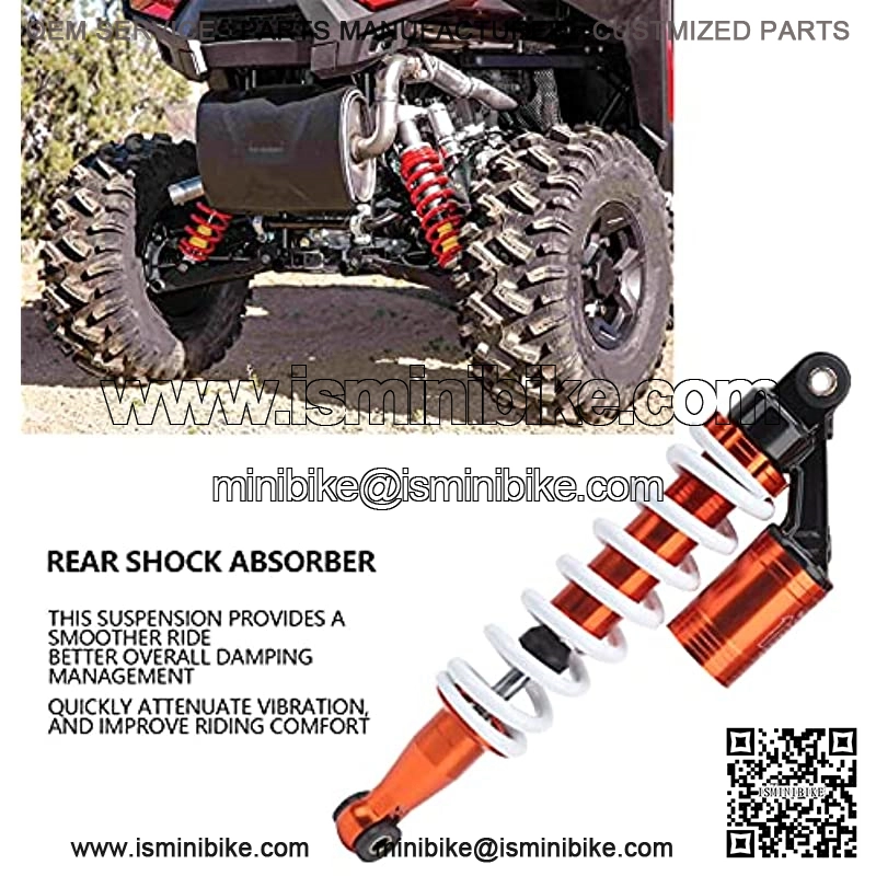Rear Shock Absorber,Rear Shock Absorber Suspension Damper 350mm Universal for ATVs Go-Karts Dirt Bike - Image 4