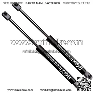 Qty(2) BOXI 6916 Lift Supports Struts Shocks Extended Length: 10.00 Inches, Compressed Length: 6.75 Inches, 82lbs Force, 10mm Ball Socket Struts 6916