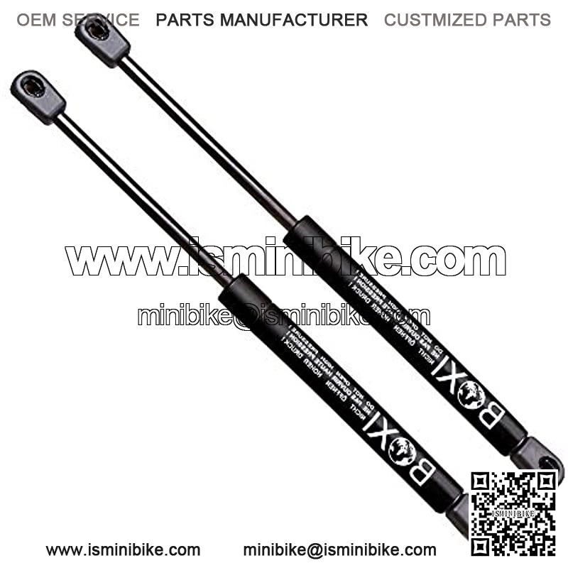 Qty(2) BOXI 6916 Lift Supports Struts Shocks Extended Length: 10.00 Inches, Compressed Length: 6.75 Inches, 82lbs Force, 10mm Ball Socket Struts 6916