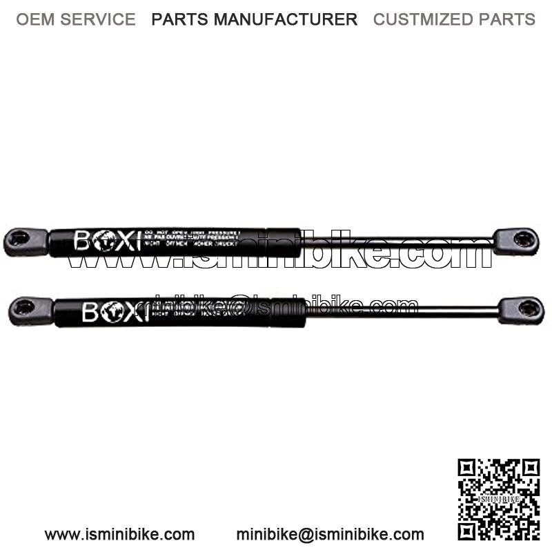 Qty(2) BOXI 6916 Lift Supports Struts Shocks Extended Length: 10.00 Inches, Compressed Length: 6.75 Inches, 82lbs Force, 10mm Ball Socket Struts 6916 - Image 4
