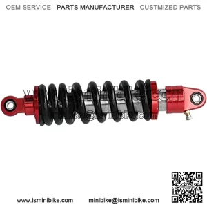 11.4in 290mm Rear Shock Absorber, Rear Suspension Spring Steel Alloy + Spring Adjustable Damping Fit for Motorbike ATV Go Karts
