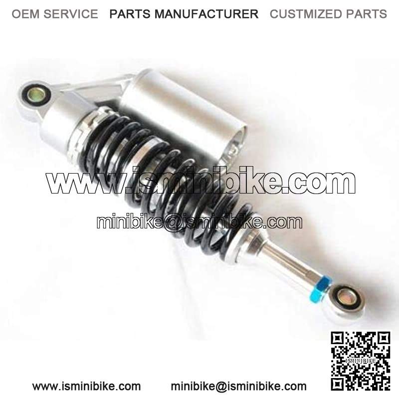 320mm 12.5" Air Shock Absorbers Compatible with Honda Suzuki Yamaha Kawasaki ATV Go Kart Quad Dirt Sport Bikes 1PC(Black/Silvery)