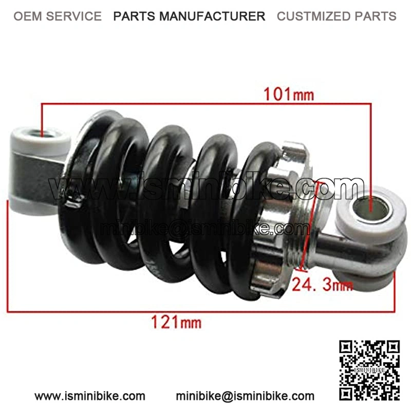 100mm 1500lbs Rear Suspension Shock Spring Absorber For 49CC Mini Dirt Bike Mountain Folding Bike Motorcycle ATV Quad Bike Shock Struts - Image 2