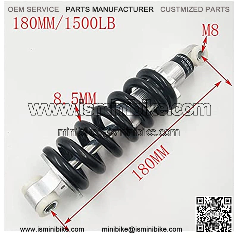 Rear Suspension Shock 100 125 150 160 170 180 190 210MM for 47cc 49CC Super Minimoto ATV Quad