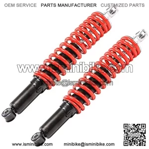 2PCS 13 3/4" 350mm Front Shock Absorber Shocker Suspension for Quad ATV Dune Go Kart