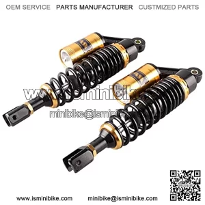 12.5" 320mm Motorcycle Shock Absorbers Clevis End Universal Fit 125cc-200cc Honda Suzuki Yamaha Kawasaki ATV Go Kart Quad Dirt Sport Bikes
