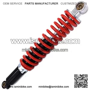 350mm/13.8in Rear Shock Absorber Universal Fit for Dune Buggy Quad Dirt Bike ATV Aluminium Alloy Shock Spring Suspension Motorcycle Shock Absorber Rear Motorcycle Shock Absorber (Color : Red)