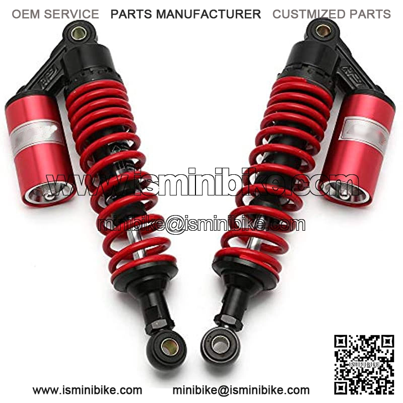 12.5" 320mm Motorcycle Universal Springs Air Suspension Adjustable Rear Gas Shock Absorbers For Honda Kawasaki Suzuki Yamaha BMW Aprilia Triumph Benelli (Red),+ - Image 3