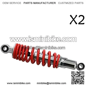 2Pcs 290mm 11.4" Rear Shock Absorber Suspension Sensa-Trac Load for Quad ATV Go Kart Buggy
