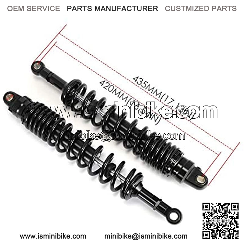 Shock Absorbers Motorcycle Air Shock Absorber 420mm Rear Motor Damping Adjustable Fit for ATV Quad Dir Suspension Scooter Parts Accessory - Image 3