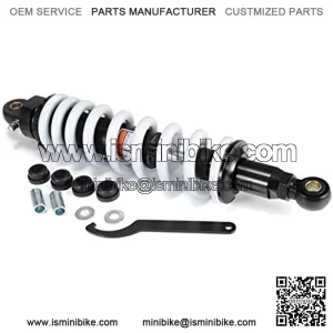 380MM 15" Rear Suspension Shock Absorber for Motorcycle ATV Quad Scooter Bumper Spring 12mm Motorcycle Shock Absorber Rear Motorcycle Shock Absorber