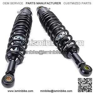 Shock Absorbers Motorcycle Rear Damper 2pcs 340mm Black Fit for Motorcycle Dirt Street Motor Bike ATV Quad Rear Shock Absorber Rear Suspension Bumper D30