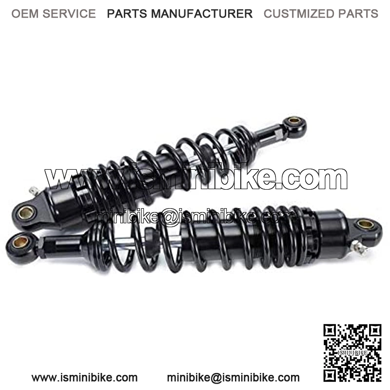 Shock Absorbers Motorcycle Rear Damper 2pcs 340mm Black Fit for Motorcycle Dirt Street Motor Bike ATV Quad Rear Shock Absorber Rear Suspension Bumper D30 - Image 2