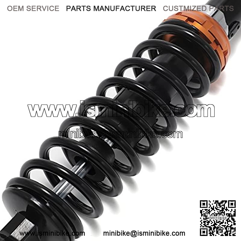 12.5" 320mm Motorcycle Universal Springs Suspension Adjustable Rear Shock Absorbers For Honda Kawasaki Suzuki Yamaha Aprilia Triumph BMW Benelli (Black) - Image 4