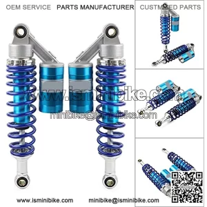 1 Pair Motorcycle 320mm Blue Air Shocks Rear Suspension ATV UTV Shocks For Honda, For Suzuki, For Yamaha, For Kawasaki