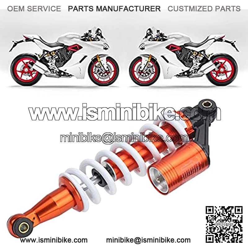 Shock Absorber, 350mm/13.8in Universal Rear Suspension Shock Damper, Professional Rear Shocks Struts Suspension Replacement for ATV GoKarts Dirt Bike Improving The Ride Comfort and Smooth - Image 2