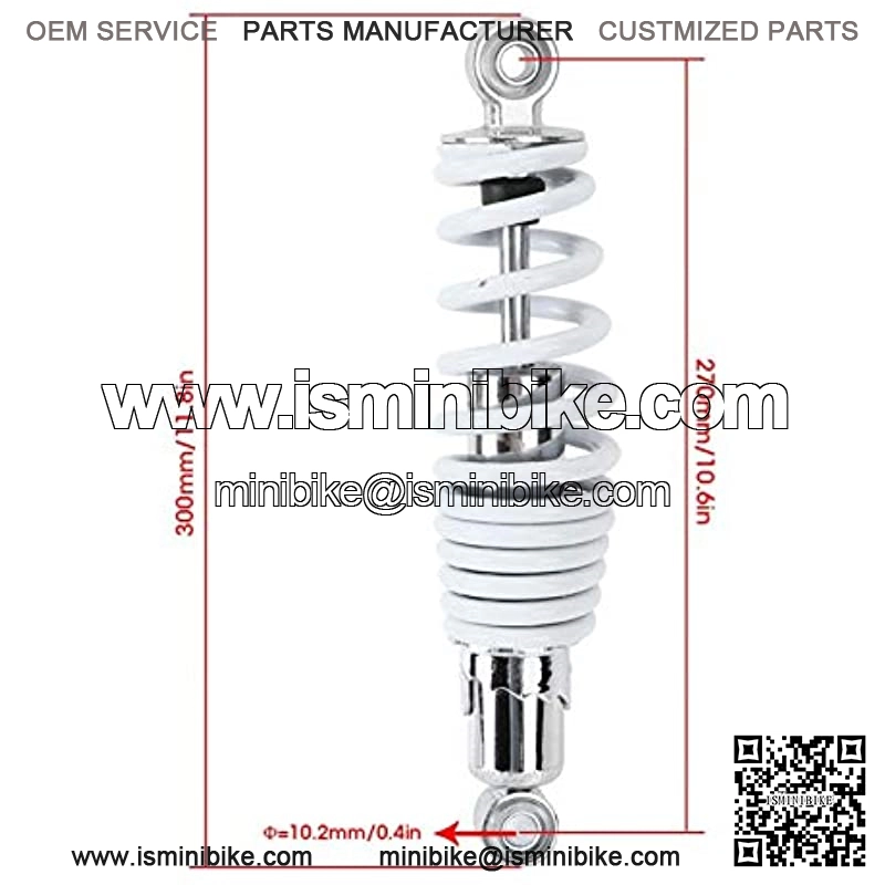 Suspension Shock Absorber Replace Suspension Shock absorber Replacement Rear 270mm/10.6in Rear Suspension Shock Absorber for China 50cc 90cc 70cc 125cc Kids Mini ATV - Image 4