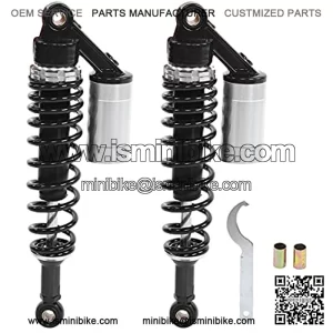 Motorcycle Shock Absorber Aluminium and Iron Pair 340mm Motorcycle Shock Absorber Rear Suspension Spring