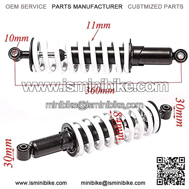 14" Rear Back Shock Absorbers Suspension for ATV Quad Buggy(360mm) - Image 2