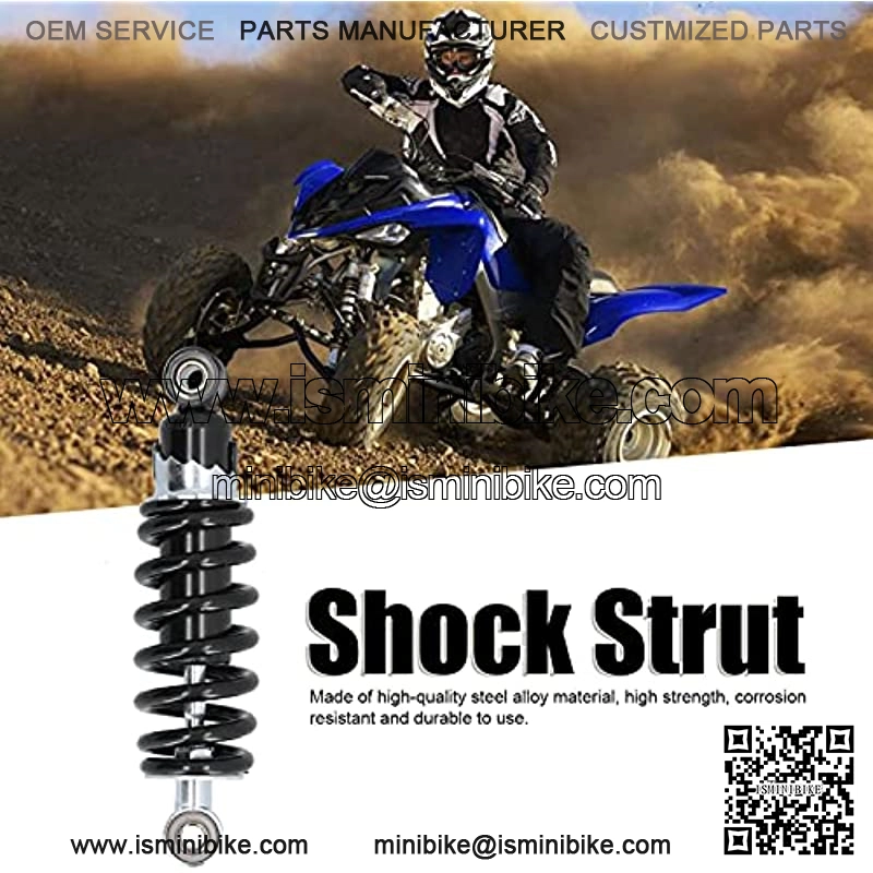 Suspension Spring, 7.9in Steel Alloy Spring Shock Absorber Rear Suspension Damper Adjustable Spring Pressure Universal for Motorcycle Scooter ATV Off-road Vehicle Moped Go Kart - Image 2