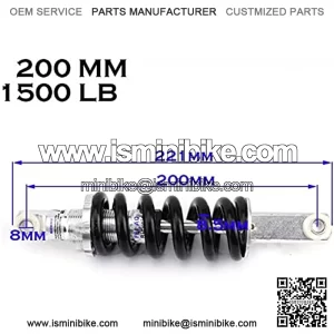 Motorcycle Bike Shock Absorber is Suitable Fit for Kart Off-Road Vehicle ATV Shockproof Suspension (Color : 200-1500LB)