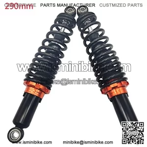 270mm 10.63"-290mm 11.42" Motorcycle Rear Shock Absorber for Pit Dirt Bike Quad ATV Go Kart Buggy Honda Suzuki Yamaha Kawasaki Motorcycle (290mm)