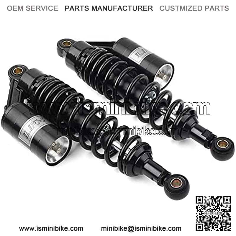 Universal Motorcycle 320mm 12.5" Black Air Shocks ATV UTV Rear Suspension Shocks For ATV UTV Go Kart Quad Dirt Bikes - Image 4