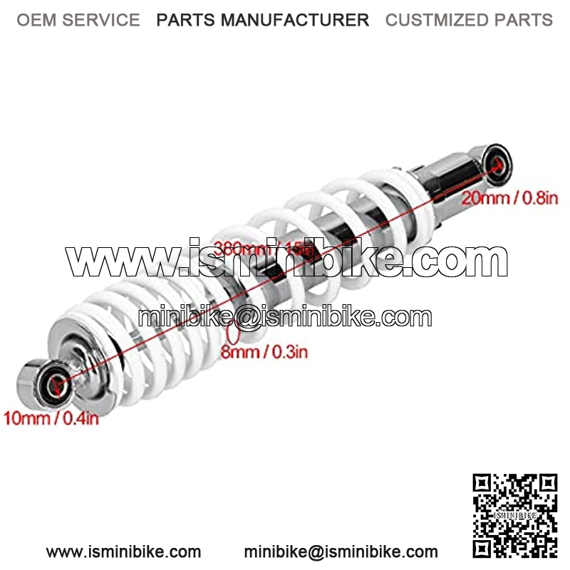 01 Rear Suspension Damper, Superior Steel Alloy Suspension Spring for Motorcycle for ATV for Go Karts - Image 2