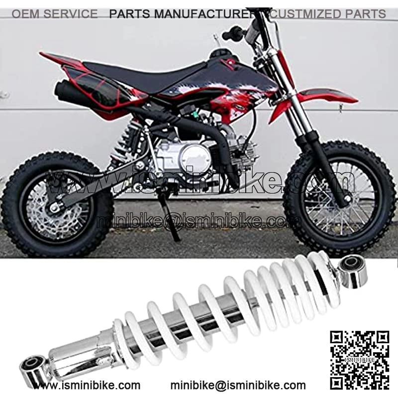 370mm/14.6in Shock Absorber Rear Suspension, Universal 5 Levels Adjustable Spring Pressure Rear Suspension Shock Absorber, Steel Alloy Rear Suspension Damper for Motorcycle ATV - Image 2