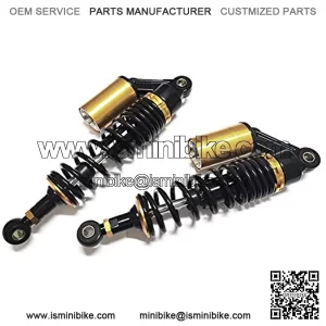 340mm Universal Motorcycle Rear Air Shock Absorbers Compatible with 150CC-750CC Karting Scooter ATV Yamaha Suzuki Honda Kawasaki