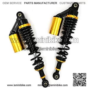 Motorcycle Universal 340mm Rear Air Shocks Absorber for Honda Kawasaki Suzuki Yamaha Go Kart Scooters Sport Street Bike