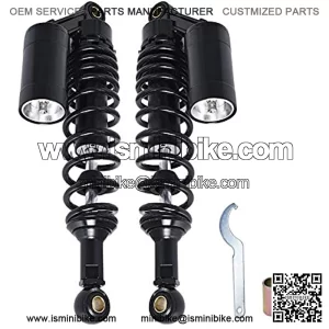 Universal 13.5 Inch 340 mm Rear Adjustable Suspension Shock Motorcycle Absorber Replacement for 150cc - 750cc Motorcycle