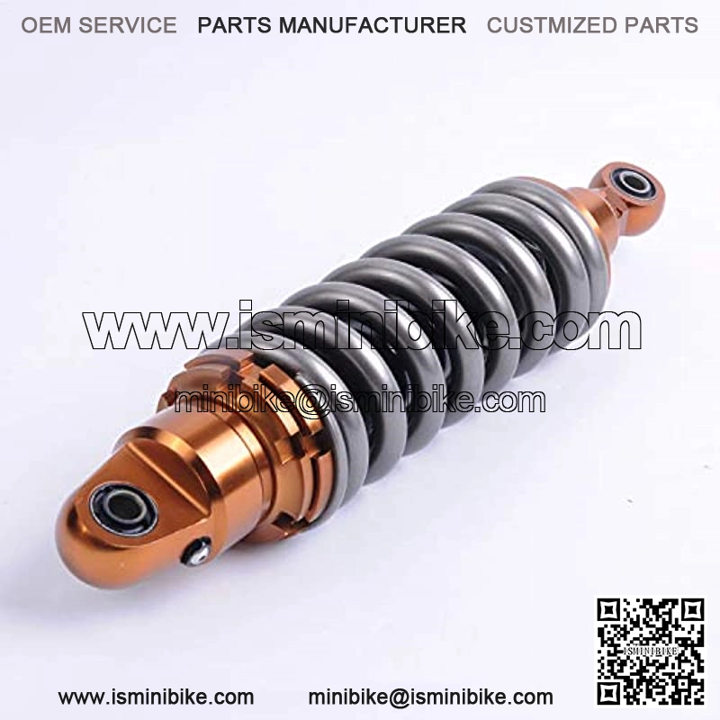 1 Piece Shock Absorber Rear Suspension 330mm 13 inches Round Ends Motorcycle Replacement Universal for Scooter Atv Quad Dirt Sport Bike Go Kart Suzuki Kawasaki Yamaha Grey - Image 4