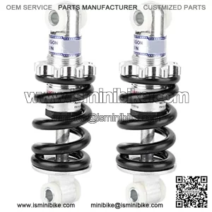 Amortiguador de choque, 2 piezas 125 mm 750LBS Amortiguador de choque trasero para ATV Go-Kart Scooter 49cc
