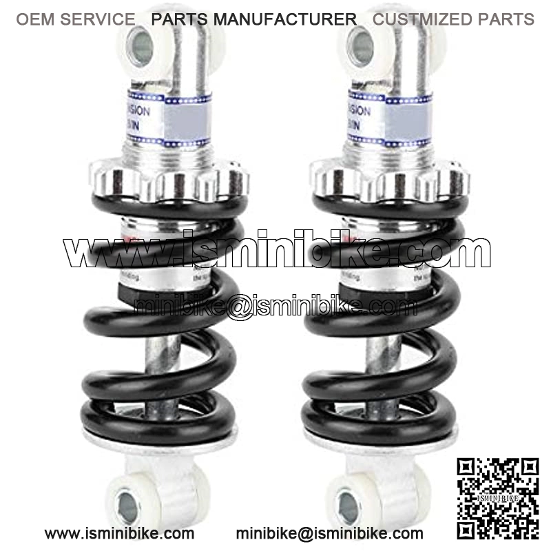Amortiguador de choque, 2 piezas 125 mm 750LBS Amortiguador de choque trasero para ATV Go-Kart Scooter 49cc