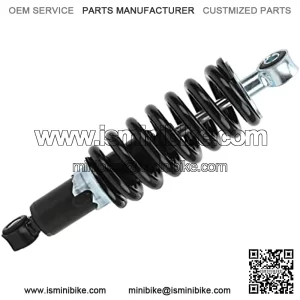 240mm Motorcycle Suspension Damper , Steel alloy Adjustable Waterproof Shock Absorber with Spring Replacement for 50cc to 125cc Dirt Pit Bike ATV Go Kart Scooter