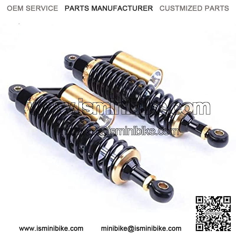 Motorcycle Air Shock Absorbers Universal Fit for Honda Suzuki Yamaha Kawasaki ATV Go Kart Quad Dirt Sport Bikes Golden (280mm) - Image 2
