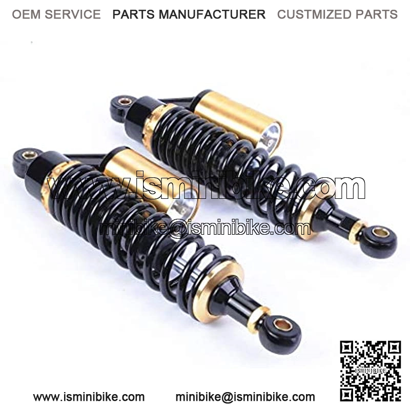 Motorcycle Air Shock Absorbers Universal Fit for Honda Suzuki Yamaha Kawasaki ATV Go Kart Quad Dirt Sport Bikes Golden (340mm) - Image 2