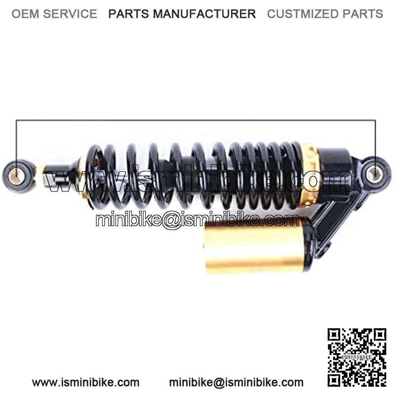 Motorcycle Air Shock Absorbers Universal Fit for Honda Suzuki Yamaha Kawasaki ATV Go Kart Quad Dirt Sport Bikes Golden (340mm) - Image 3