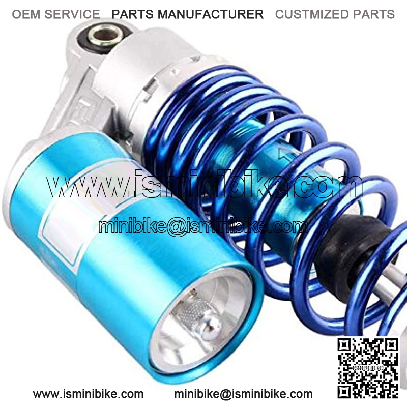 280mm Pair Rear Motorcycle Air Shock Absorbers Suspension Eye to Clevis Universal Compatible for Kawasaki Honda Yamaha Suzuki Blue - Image 3