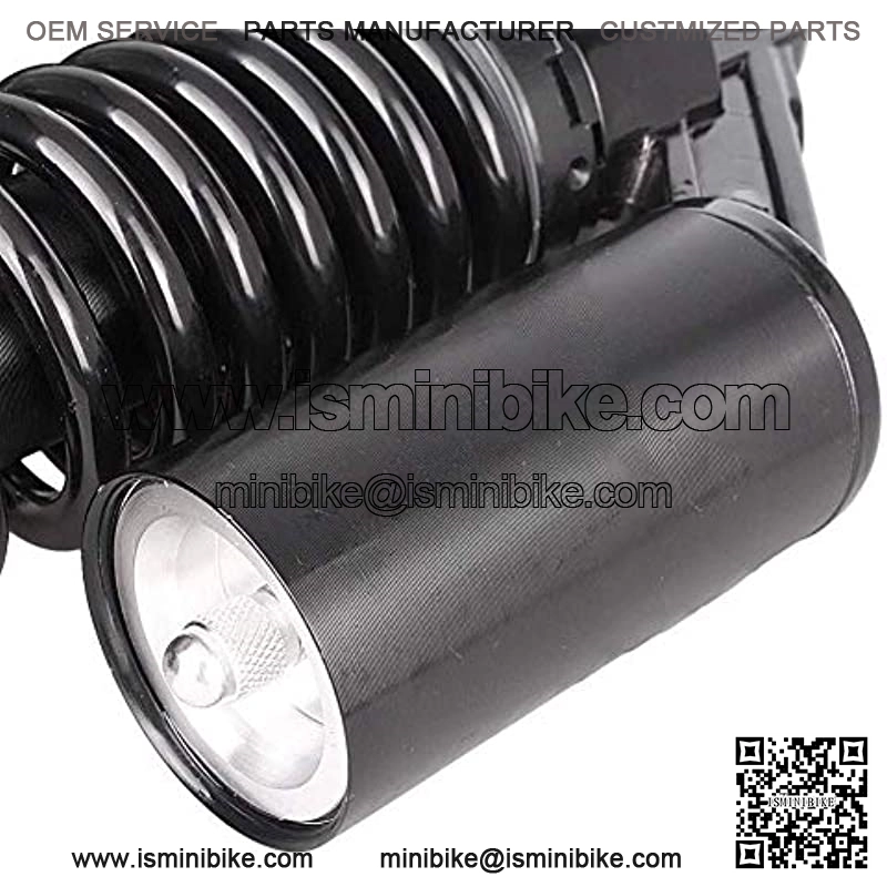 one Pair 320mm Universal Motorcycle Rear Air Shock Absorbers for most 150cc~750cc Sport bikes / ATV Go Kart Quad Dirt Sport Bikes-full black - Image 3