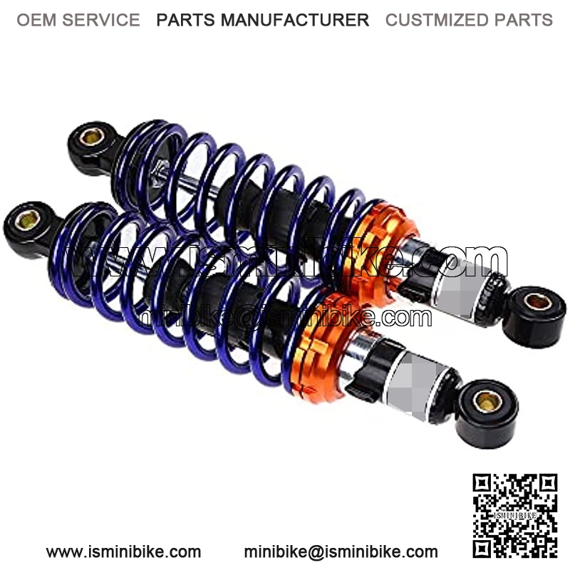 Motorcycle Shock Motorcycle Rear Shocks 11"/280mm Motorcycle Shock Absorber Rear Suspension for Yamaha Honda Suzuki Dirt Sport 1 Pair Blue & Gold - Image 2