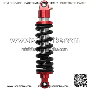Shock Absorber, 11.4 inch Universal Shocks Struts Rear Suspension Damper Adjustable Damping for Motorbike ATV Go Karts Black Red atv shocks