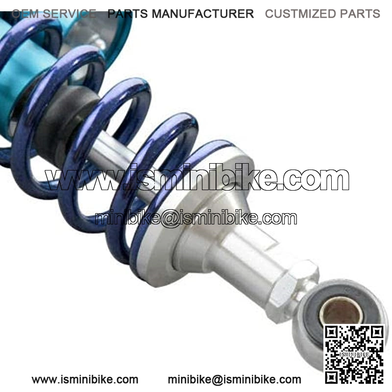 320mm 12.5" Gold Air Shock Absorbers Compatible with Honda TRX250R 400ER 450R Suzuki Yamaha Kawasaki ATV Go Kart Quad Dirt Sport Bikes 2PC(Blue/Silvery) - Image 2
