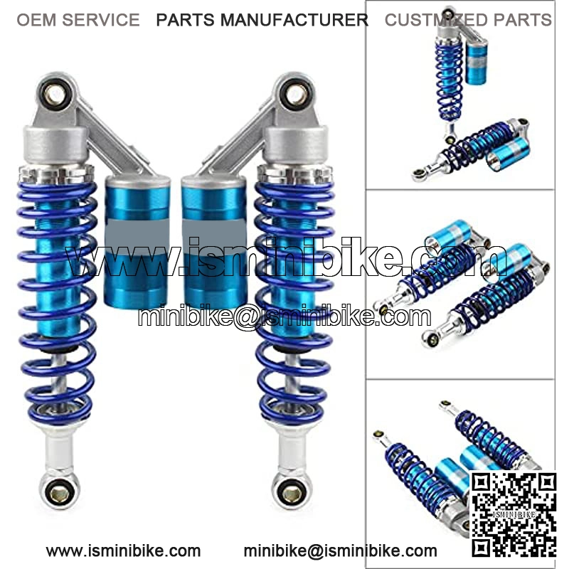 1 Pair Motorcycle 280mm 11" Blue Air Shocks ATV Shock Absorber UTV Shocks For Honda, For Suzuki, For Yamaha, For