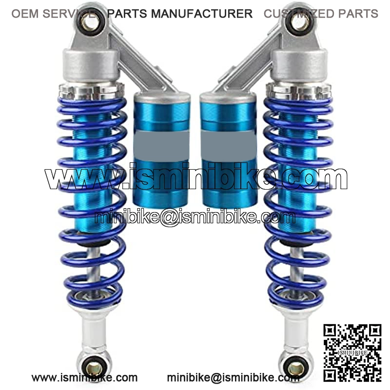 1 Pair Motorcycle 280mm 11" Blue Air Shocks ATV Shock Absorber UTV Shocks For Honda, For Suzuki, For Yamaha, For - Image 2