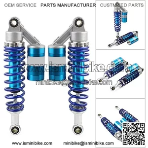 1 Pair Motorcycle 320mm Blue Air Shocks Rear Suspension ATV UTV Shocks For Honda, For Suzuki, For Yamaha, For